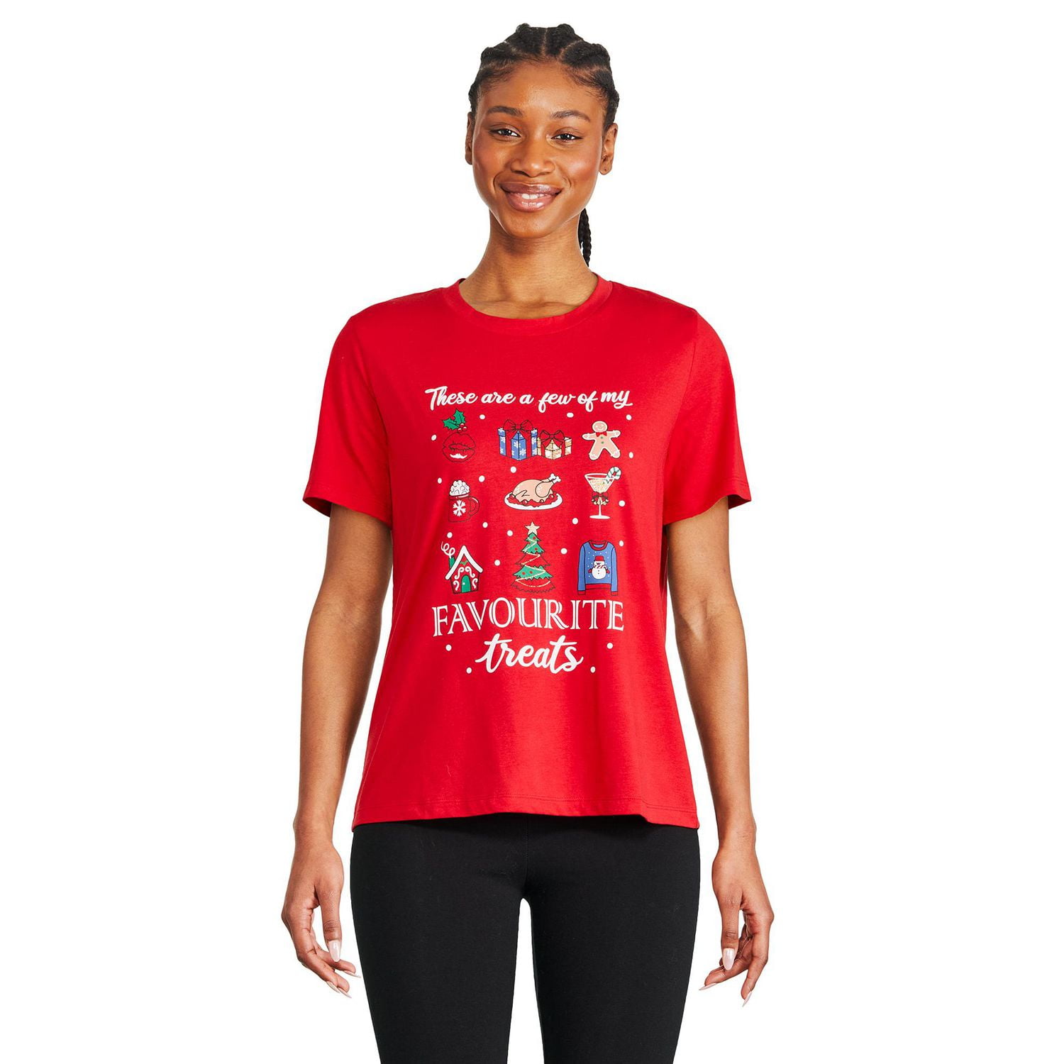 George Women's Christmas Short Sleeve Tee