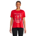 thumbnail image 1 of George Women's Christmas Short Sleeve Tee, 1 of 6