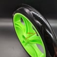 thumbnail image 4 of 4 Pcs Roue de Scooter 200 mm Matériau PU Épaisseur de Roulement 30 mm ABEC-7 Accessoires de Scooter, Noir Transparent, 4 of 7