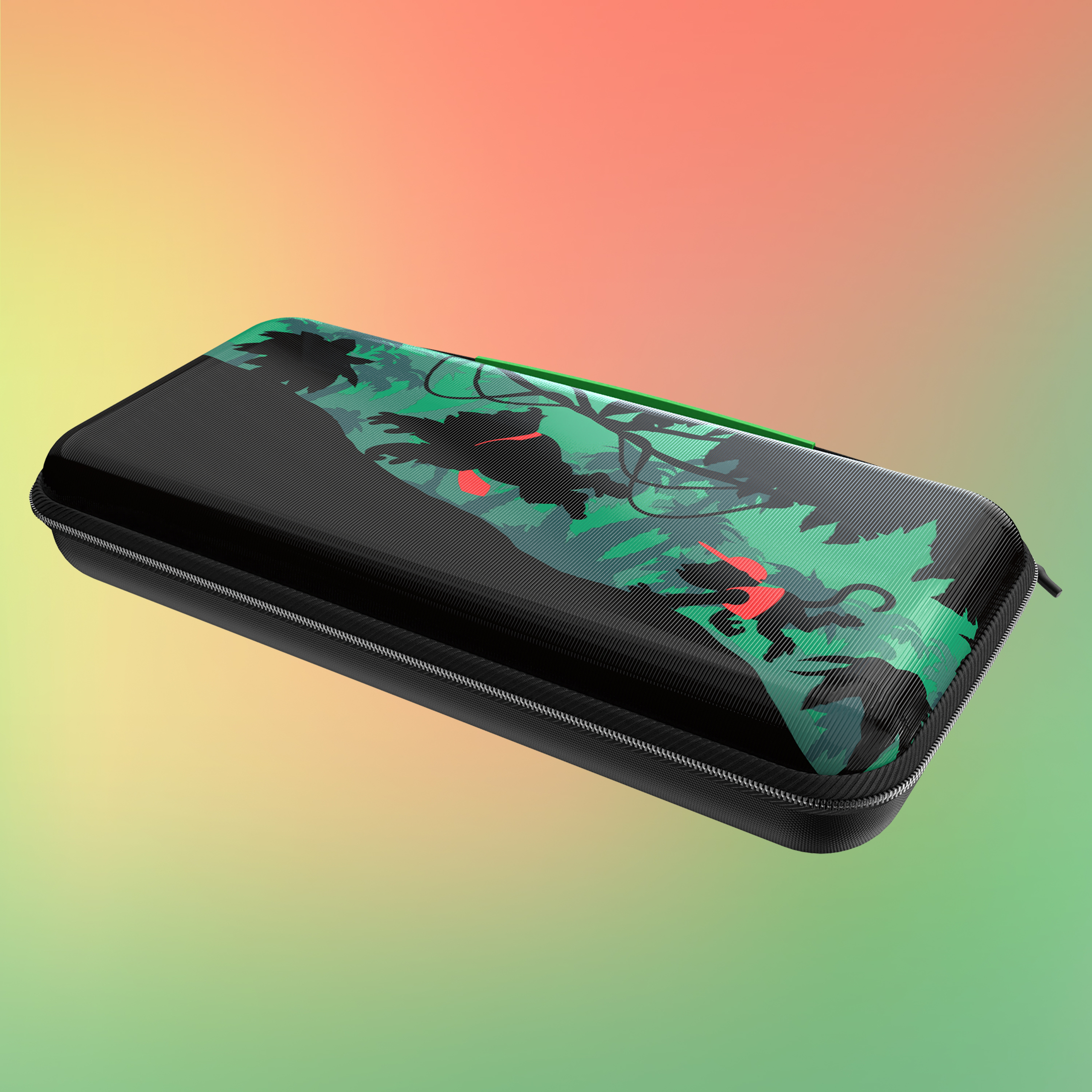 Turtle Beach PlayTrek Travel Case (Donkey Kong) - Nintendo Switch 2, Nintendo Switch, Nintendo Switch - OLED Model - Storage, Protection, Game Card Holder, Hard Shell, Lenticular