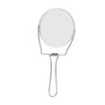 thumbnail image 3 of Spptty Silver Vanity Mirror,2 Sided Vanity Mirror,2 Sided Vanity Mirror 360 Degree Rotation Aluminum Frame Silver Vanity Mirror With Stainless Steel Stand For Office Dormitory, 3 of 8