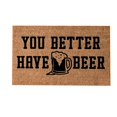 thumbnail image 1 of Doormats Coir Door Mats Plain Door Mat Outdoor for Crafts Bulk Door Rugs for Outdoor Entrance Low Maintenance Welcome Mat Easy to Clean, Beautiful Color for Outdoor and Indoor Use, 16x24 Inch, 1 of 4