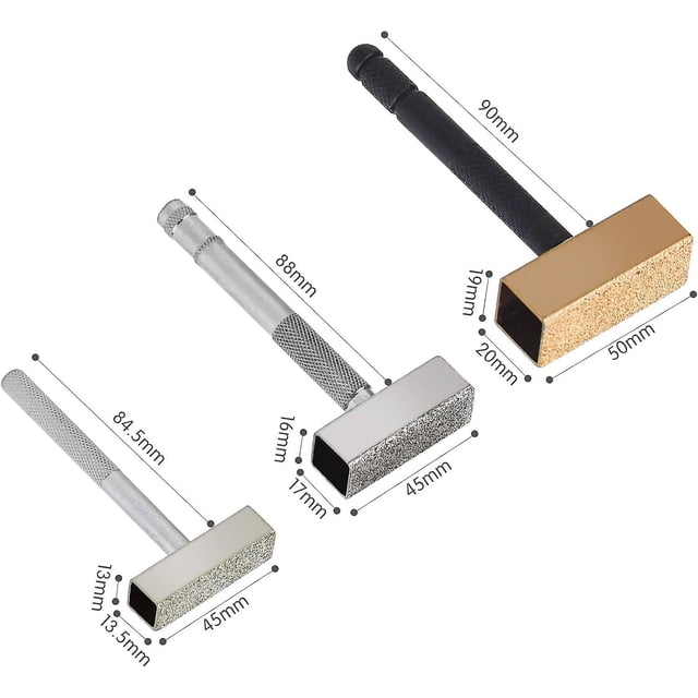 3 Pack Grinding Wheel Straightener Dressing Tool Grinding Diamond Disc Wheel