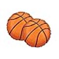 thumbnail image 3 of Ensemble de 2 Ballons de Fête en Feuille Jumbo de Basketball 28 Pouces, 3 of 4