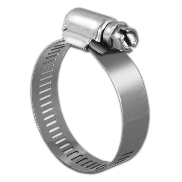 Pro Tie 33007 SAE Size 24 Range 1-1/16-Inch-2-Inch Regular Duty All Stainless Hose Clamp, 10-Pack