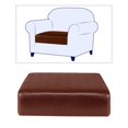 thumbnail image 4 of Housse de Coussin en Cuir Imperméable PU Manteau de Siège Canapé de Patio Causeuse Sofa Housse Extensible pour Siège de Banquette 1 Siège, 4 of 8