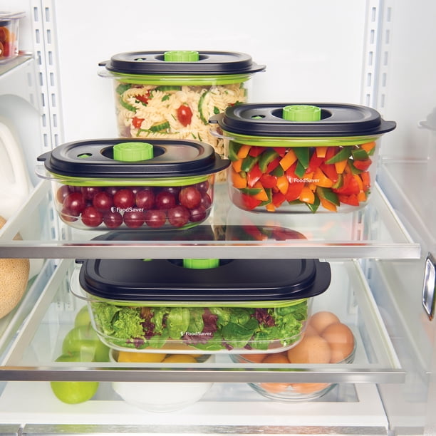 FoodSaver Preserve & Marinate 3 Cup, 5 Cup, & 8 Cup Containers