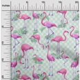 thumbnail image 2 of oneOone Rayon Fuschia Pink Fabric Check & Toucan Fabric For Sewing Printed Craft Fabric By The Yard 56 Inch Wide, 2 of 4