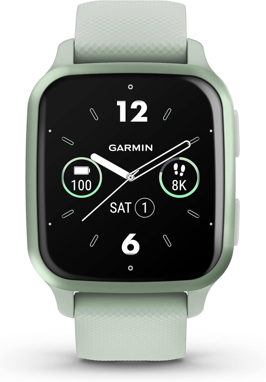 Refurbished (Good) Garmin Venu SQ2 GPS 40MM Smartwatch Activity tracker - Metallic Mint (010-02701-02)