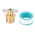 thumbnail image 2 of Valve de Vidange pour Chauffe-Eau RV en Laiton, Facile à Utiliser, Étanche pour Chauffe-Eau RV et Remorque, 2 of 7