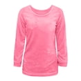 thumbnail image 4 of Timegard T-Shirts pour Femmes Grande Taille à Manches Longues à Col Rond Confortables et Chauds Automne Hiver Décontractés Amples, 4 of 5