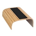 thumbnail image 4 of yuksok Sofa Arm Tray Couch Arm Tray Table Wood Fruit Portable Table Couch Arm Table beige, 4 of 8