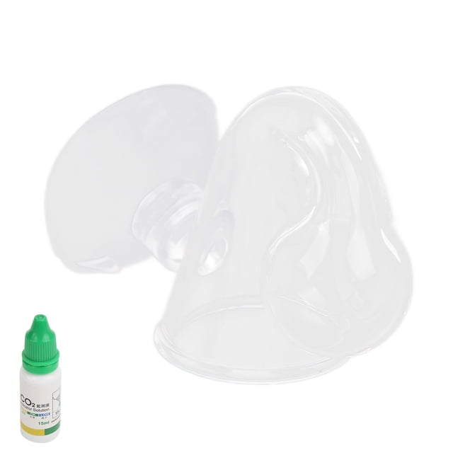 Aquarium CO2 Glass Kit, High Strength Glass Material Co2 Drop Checker Kit For Aquarium Planted