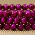 thumbnail image 4 of Bracelet Extensible en Perles Rondes de 8 mm en Oeil de Tigre Rose AA Naturel 7 Pouces Unisexe, 4 of 5