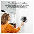thumbnail image 4 of Smart Thermostat For Water/Gas Boiler Digital Temperature Controller Large LCD Display Touch Button Voice Control ,Temperature calibrating, 4 of 6