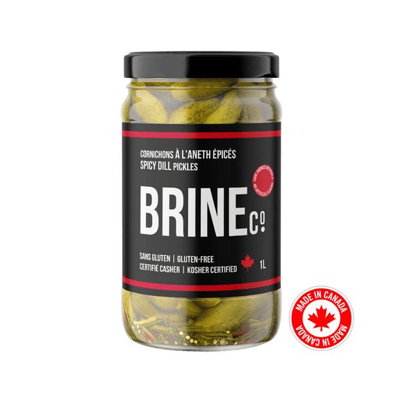 Brine Spicy Dill Pickles 1L Jar