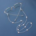 thumbnail image 4 of Daisy Sunglasses Lanyards Holder Chain Necklace Anti-Lost Strap，Blue, 4 of 4