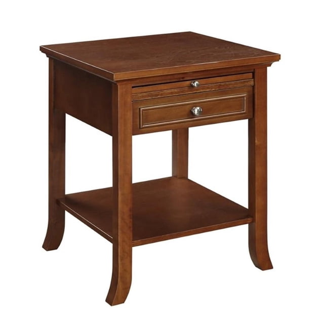 Convenience Concepts American Heritage Table d'Appoint Logan, Fini Bois Espresso
