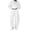 White, variant on Women's 2-Piece Sweatsuit Set, Long Sleeve Round-Neck Sweatshirt and Matching Joggers, for Home Lounge and Casual Daily Wear