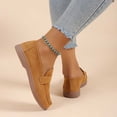 thumbnail image 5 of Babysbule Chaussures pour Femmes Liquidation Chaussures de Mode pour Femme Décontractées Confortables Bout Rond Talons Bas Chaussures Couleur Unie, 5 of 5
