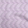 thumbnail image 1 of oneOone Viscose Chiffon Purple Fabric Writing Font Sewing Craft Projects Fabric Prints By Yard 42 Inch Wide, 1 of 4