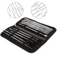 thumbnail image 3 of Miangastore 10pcs Clay Carving Tool Clay Sculpting Tool Engraving Cutter with Leather Bag, 3 of 8