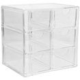 thumbnail image 1 of Milisten Makeup Desk Organizer Sundries Vanity Organizer Cosmetic Organizer Desk Storage Drawers Box, 1 of 6