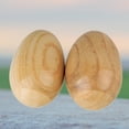 thumbnail image 3 of LEEYNEER 2pcs Wood Egg Shakers  Musical Percussion Instruments, 3 of 7