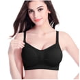thumbnail image 1 of Pregnant Womens Plain Color Bra Maternity Nursing Bras Vest Tops, 1 of 9