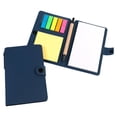 thumbnail image 1 of Blue Button Sticky Notes With Pen Self Stick Memo Pad Notepad Office School Planner Journal Writing Supplies Blue Reminder Notes Desk Companion, 1 of 6