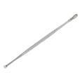 thumbnail image 3 of Earwax Curette Remover, Glossy Rounded Stainless Steel Double Head Relieve Itching Ear Spoon  for Home Silver, 3 of 7
