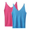 thumbnail image 1 of ManxiVoo Sparkle V Neck Sequin Camisol for Women Stylish Two Piece Set Sky Blue, 1 of 5