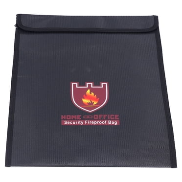 Fireproof Pouch,Fireproof Waterproof Bag Multi-Function Fireproof Document Bag Fireproof Bag Achieve More