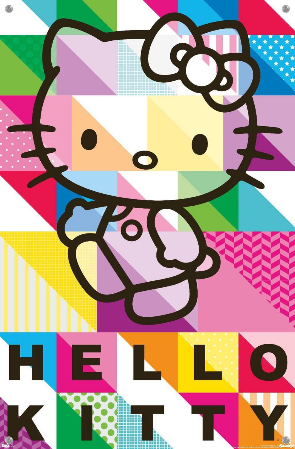 Hello Kitty - Patterns Wall Poster