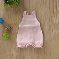 thumbnail image 2 of ITFABS Garçons Filles Rayure Romper, Combinaison Sans Manches, Vêtements d'Une Seule Pièce, 2 of 4