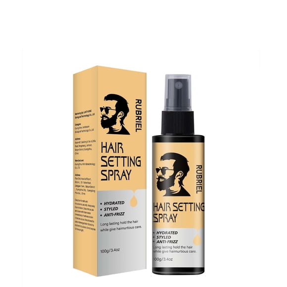 FcBaudy Hair Care Products Men's Styling Spray Hair Styling Gel Hair Gel Water Dry Gel Hair Wax Hair Mud 100ml styling spray