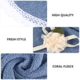 thumbnail image 4 of 1Pc Hand Towels Water Absorbent Coral Fleece Small Towels Round Towel, 4 of 6