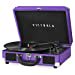 thumbnail image 3 of Victrola Vintage 3-Speed Bluetooth Portable Suitcase Record Player with Built-in Speakers | Upgraded Turntable Audio Sound| Includes Extra Stylus | Purple Glitter (VSC-550BT-GPR), 1SFA, 3 of 5