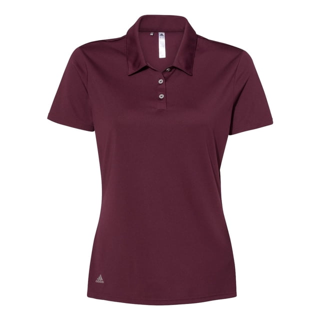 Adidas Polo de Performance pour Femmes, P, Bordeaux
