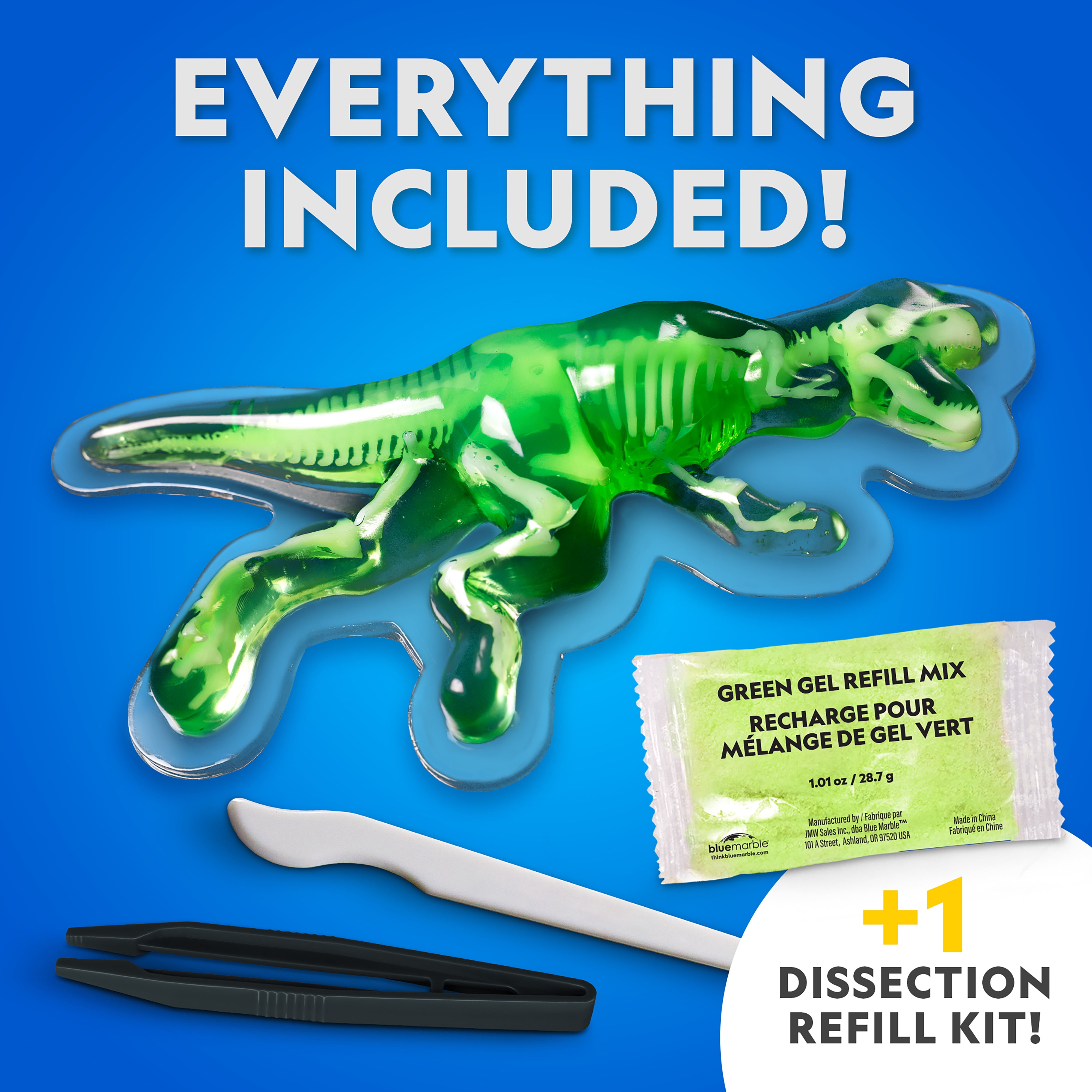 National Geographic Laboratoire de dissection phosphorescent – T-Rex (avec recharge) 6 ans et plus