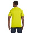 thumbnail image 2 of Hanes TAGLESS Men`s T-Shirt - Best-Seller, L, Safety Green, 2 of 3