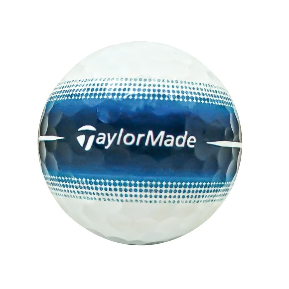 Mulligan - 12 balles de golf récupérées Taylormade Tour Response Stripe Pristine , bleues
