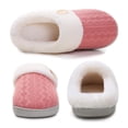 thumbnail image 3 of DPTALR Ladies Memory Foam Slippers Non-slip Rubber Bottom Ladies Home Slippers Warm Plush Lining Bedroom Comfortable Home Shoes, 3 of 5
