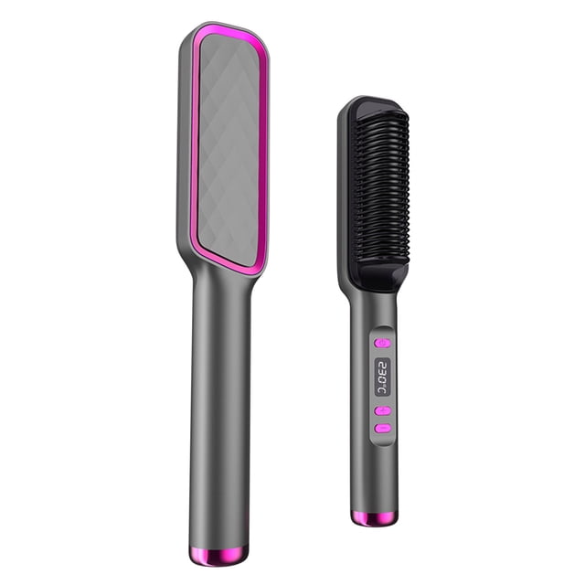 mtvxesu Hair Straightening Comb-Hair Straightening Brush And Iron With-titanium Coating For Uniform Heating LED Screen Styling Tool Sale