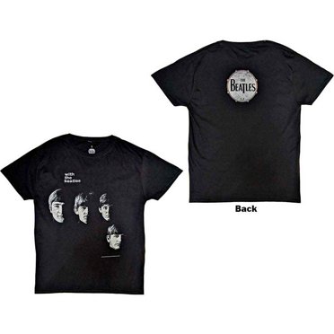 The Beatles Unisex T-Shirt Vintage With The Beatles (Back Print)