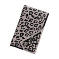 thumbnail image 1 of serony Throw Blanket Leopard Print Flannel Fleece Blankets Plush Sofa Blankets gray 51x71in, 1 of 5