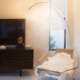 thumbnail image 3 of Brightech Sparq Arc Maison Moderne 67" Haut Arc LED Lampadaire Debout, Argent, 3 of 10