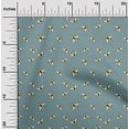 thumbnail image 2 of oneOone Rayon Dark Teal Blue Fabric Craft Projects Decor Fabric Printed By The Yard 56 Inch Wide, 2 of 4