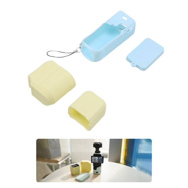 Pocket Camera Silicone Cover Soft Protective Case Set for Pocket 3 Accessories Full Body