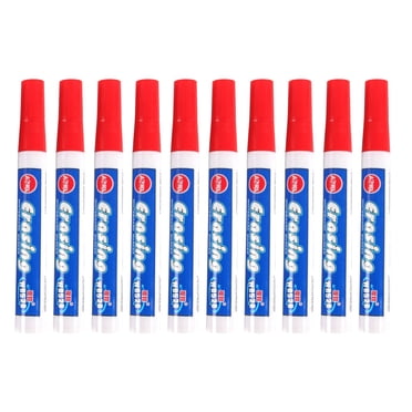 EGNMCR Pens Water-based Whiteboard Pen Erasable Black, Red And Blue Color Blackboard Pen Easy-to-erasable Marker 10ml Brush bottle